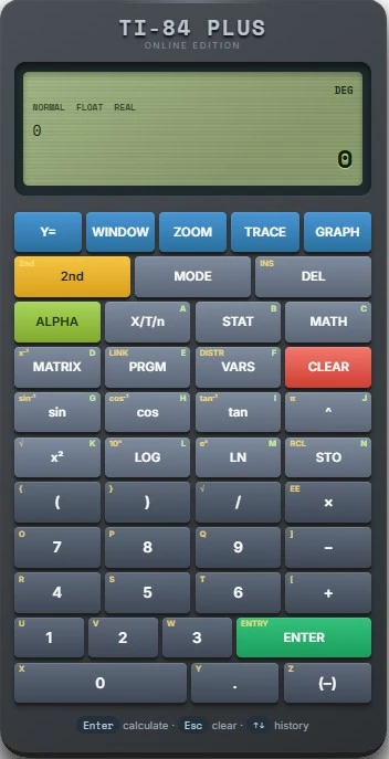 TI 84 Plus Calculator